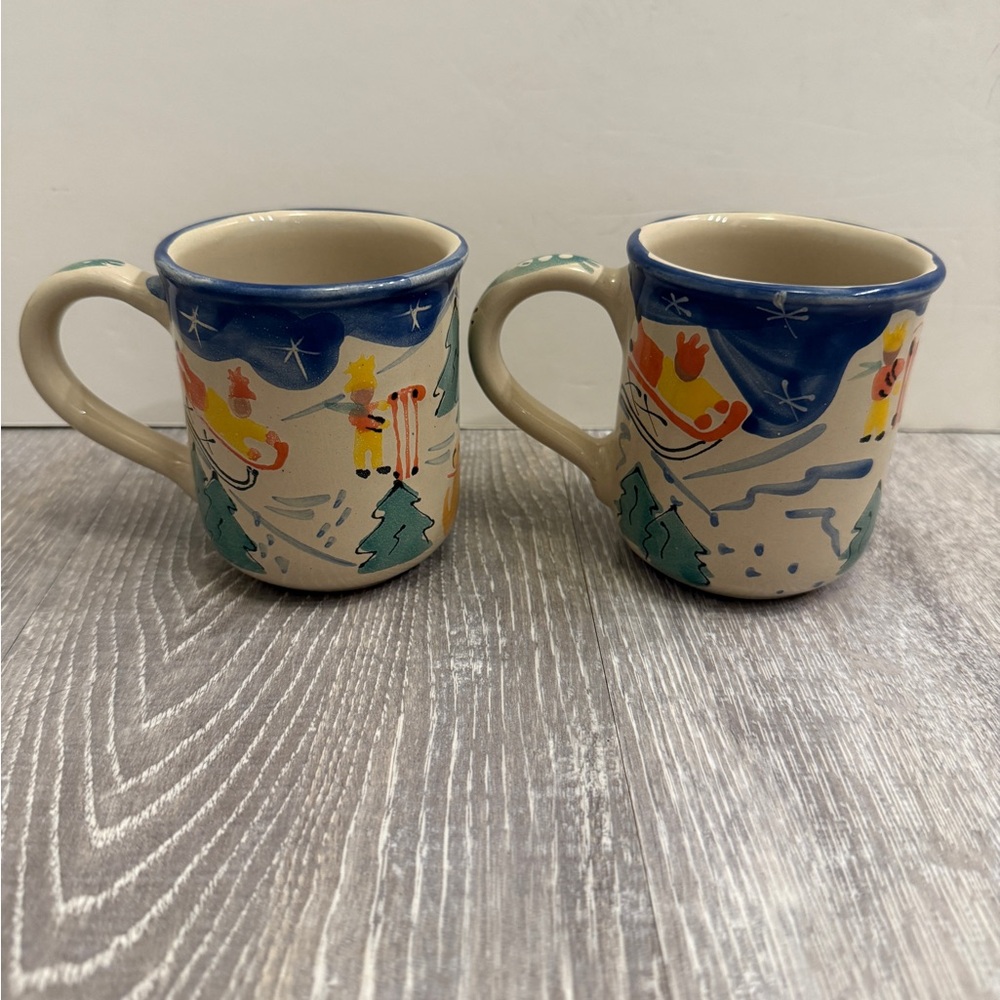 2 x hand painted Starbucks mugs
8oz / 1 cup